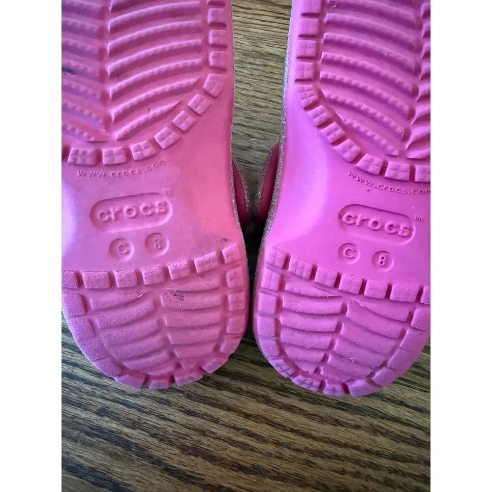 Crocs Kids Classic Glitter Clog